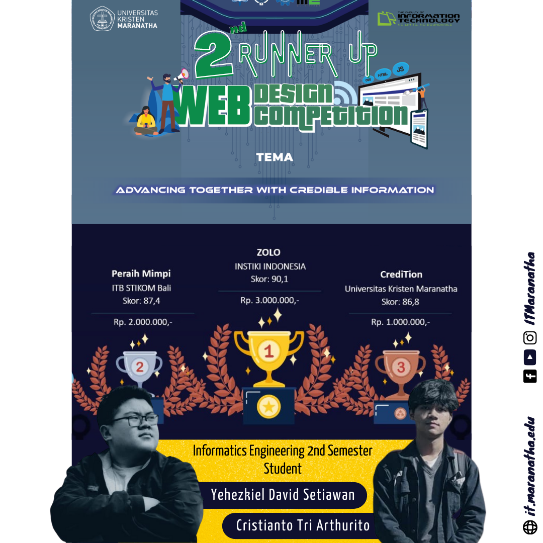 Peringkat 3 – Web Design Competition Universitas Atma Jaya