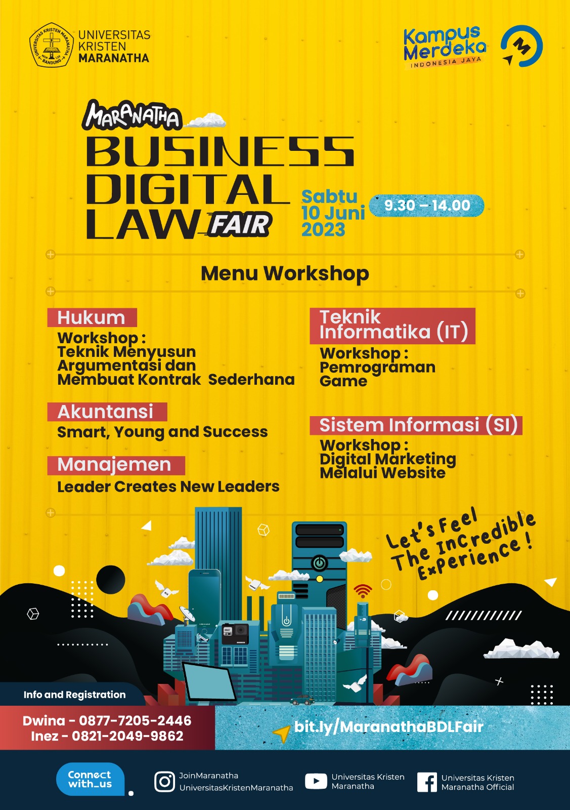 MARANATHA BUSINESS DIGITAL LAW FAIR 2023 – Fakultas Teknologi