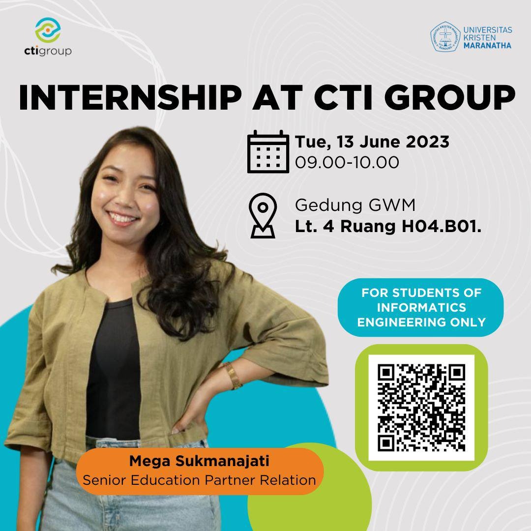 Internship at CTI Group – Fakultas Teknologi Informasi Universitas
